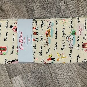 Cath Kidston "12 Days of Christmas" Kitchen Towels Set of 3 Christmas Holiday